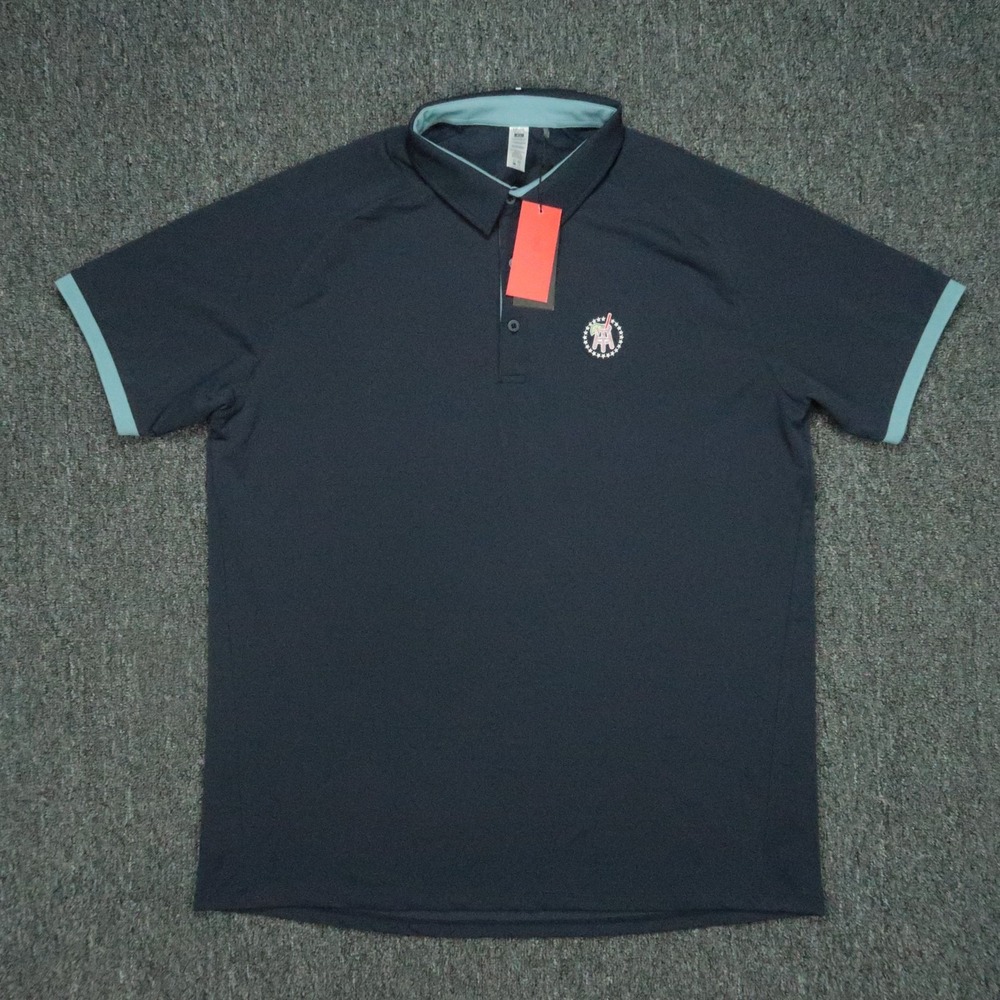 UNRL Shirt Mens XL Navy Blue Polo Barstool Sports Transfusion Tradition Golf NWT